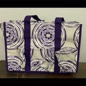 Zip Top Organizing Utility Tote - Purple